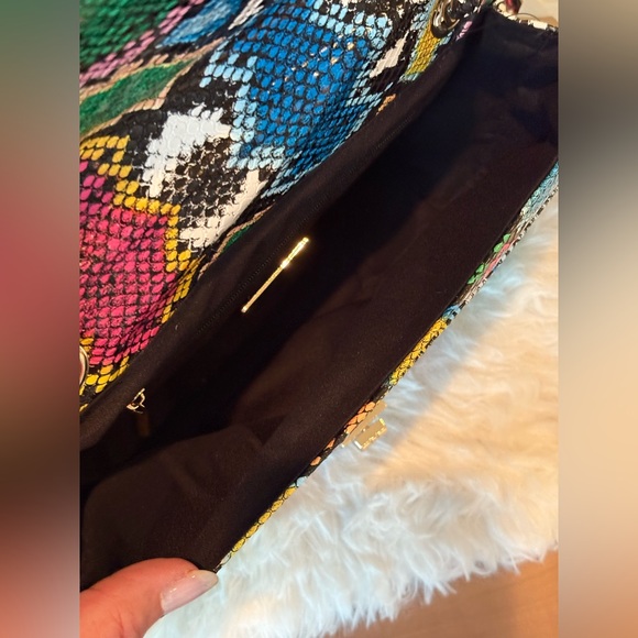 NWT 3am Forever Graffiti Snakeskin Bag - Picture 12 of 16